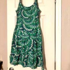 Prana XS dress Green Patterened